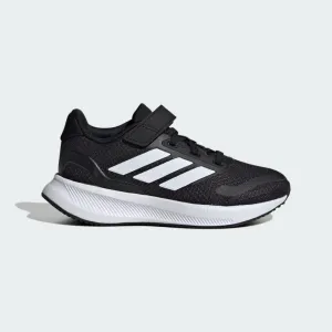 ADIDAS KID'S RUNFALCON 5 HOOK N' LOOP BLACK/WHTE RUNNING SHOES