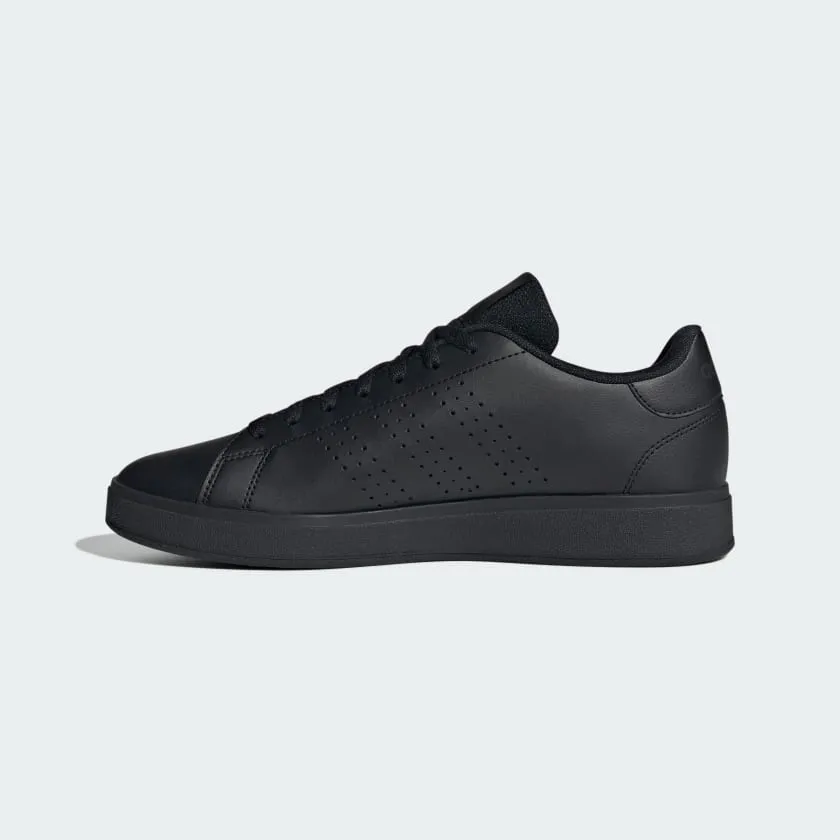 ADIDAS MEN'S ADVANTAGE BASE 2.0 TRIPLE BLACK SNEAKER SHOES