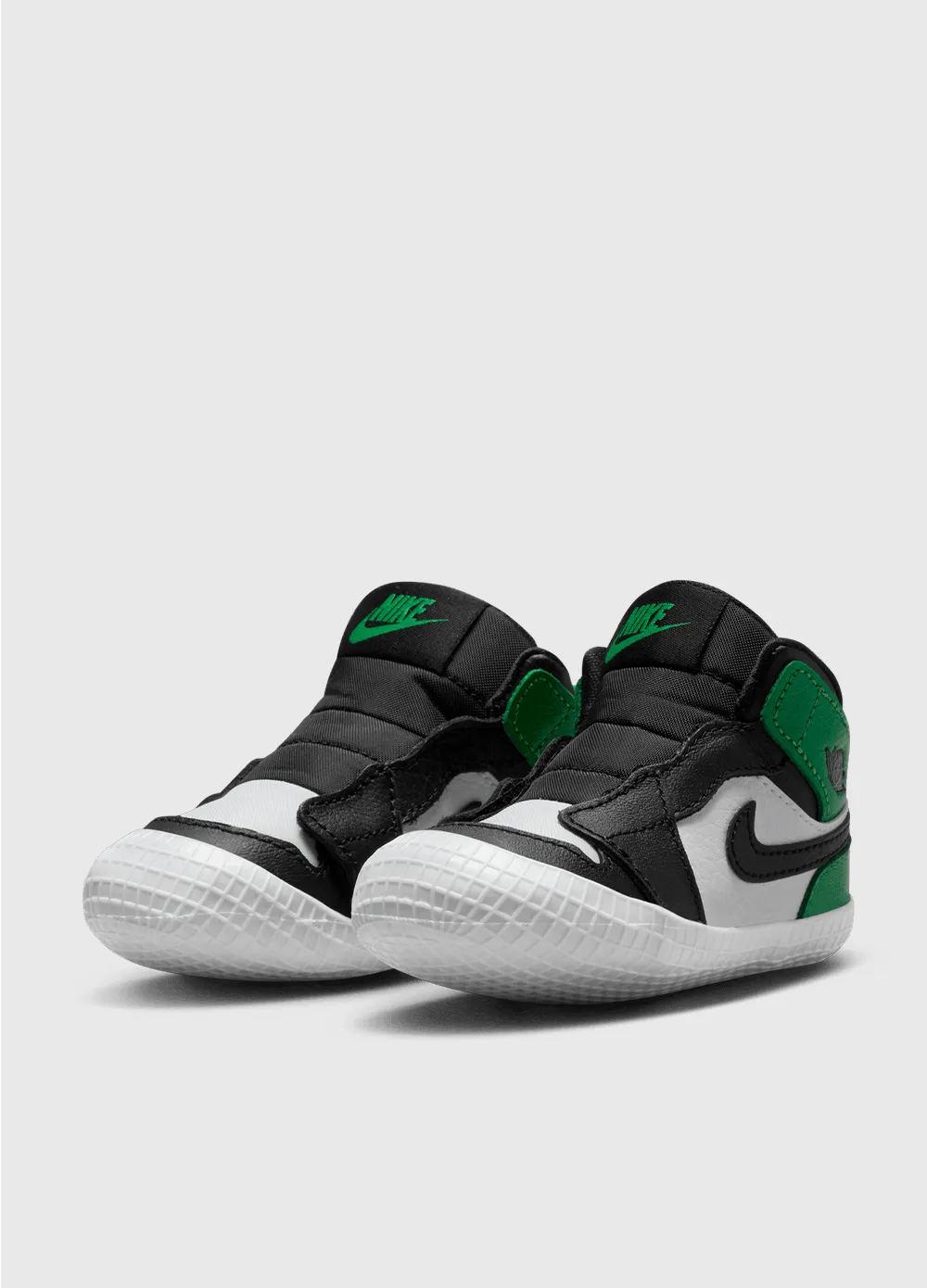 Air Jordan 1 Baby Crib Bootie 'Lucky Green' Sneakers
