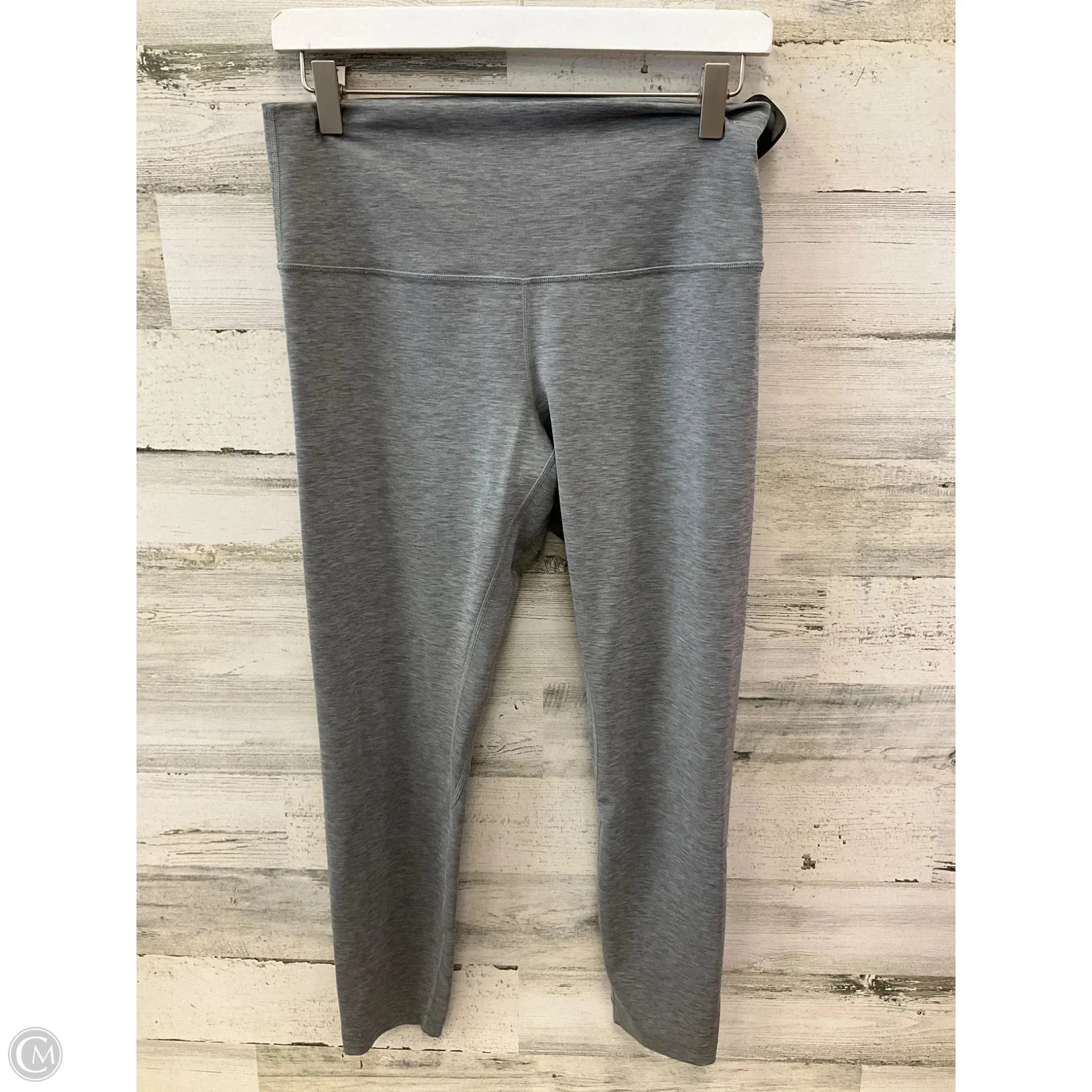 Athletic Leggings By Lululemon In Grey, Size: 10