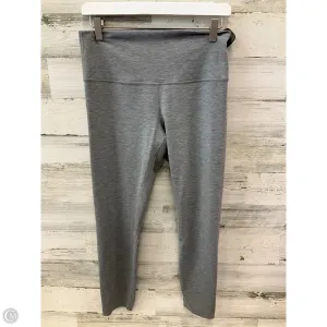 Athletic Leggings By Lululemon In Grey, Size: 10