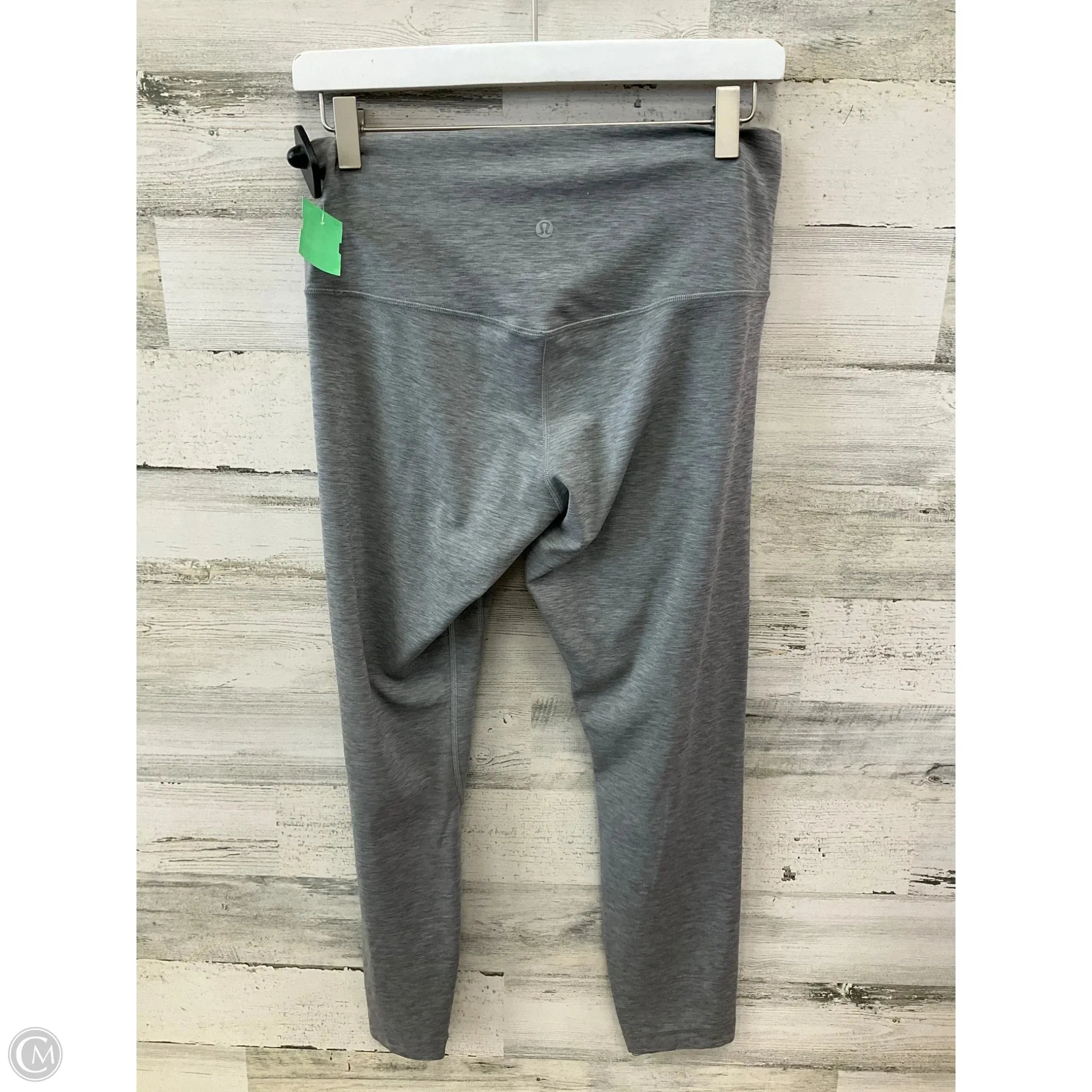 Athletic Leggings By Lululemon In Grey, Size: 10