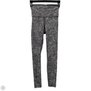 Athletic Leggings By Lululemon In Grey, Size: 2