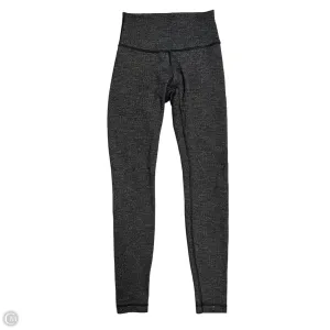 Athletic Leggings By Lululemon In Grey, Size: 4