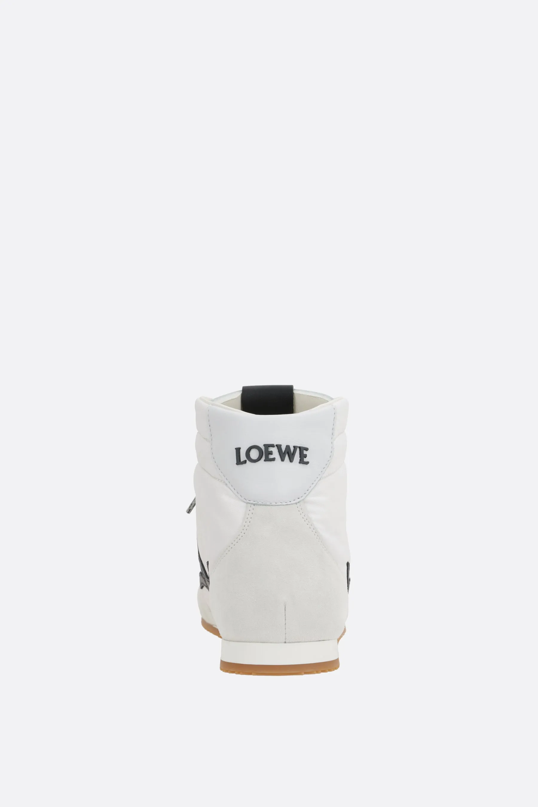 Ballet Runner 2.0 high-top sneakers in nylon and suede