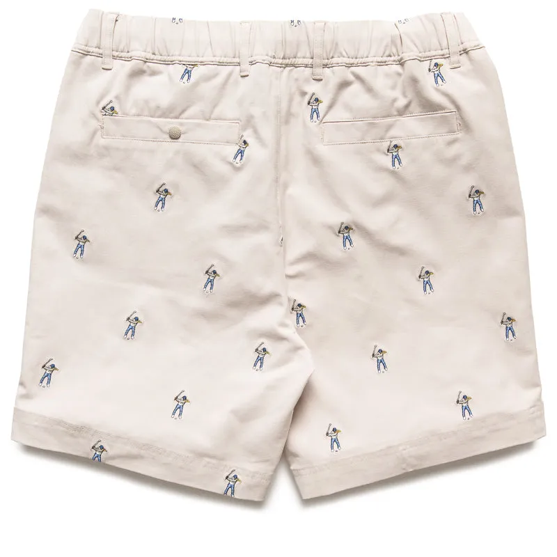 Eastside Golf Embroidered Woven Short - Pumice