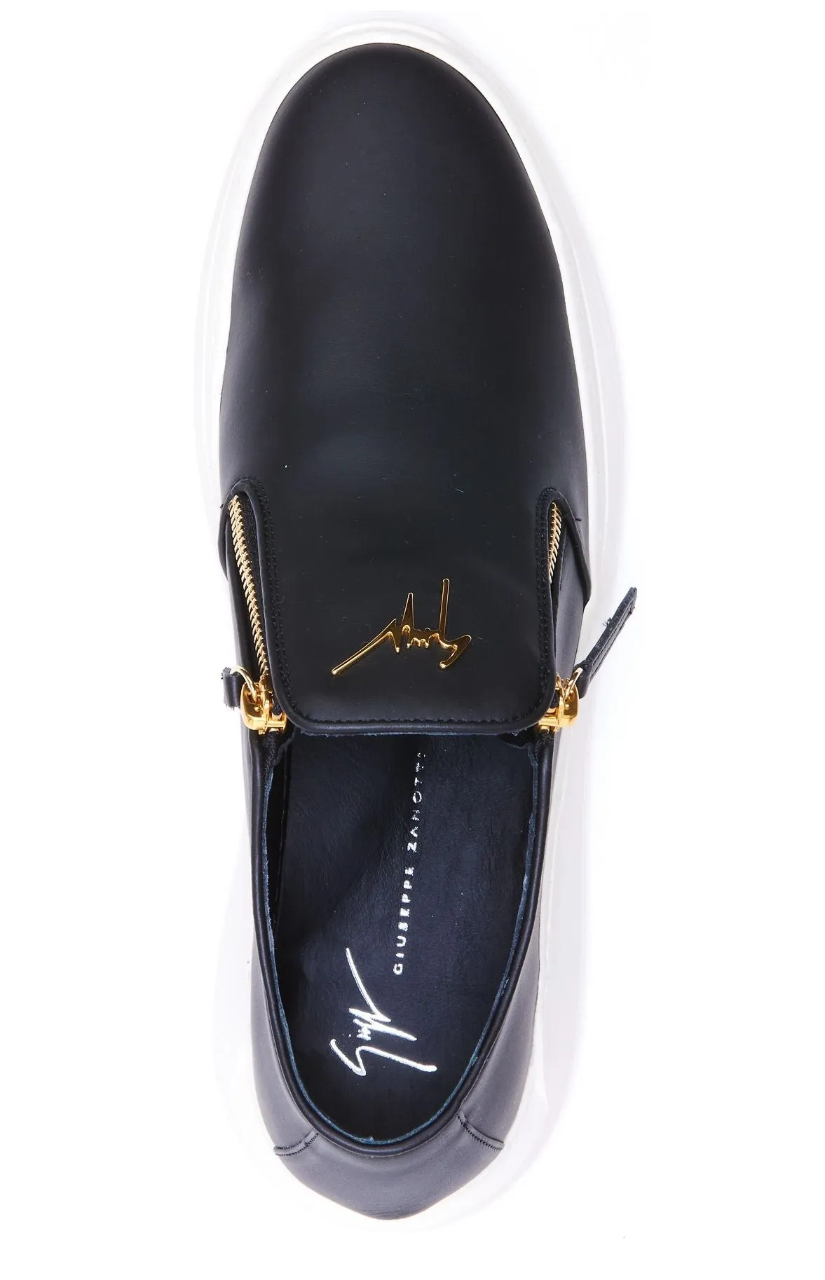 Giuseppe Zanotti Conley Zip Detailed Slip-On Sneakers