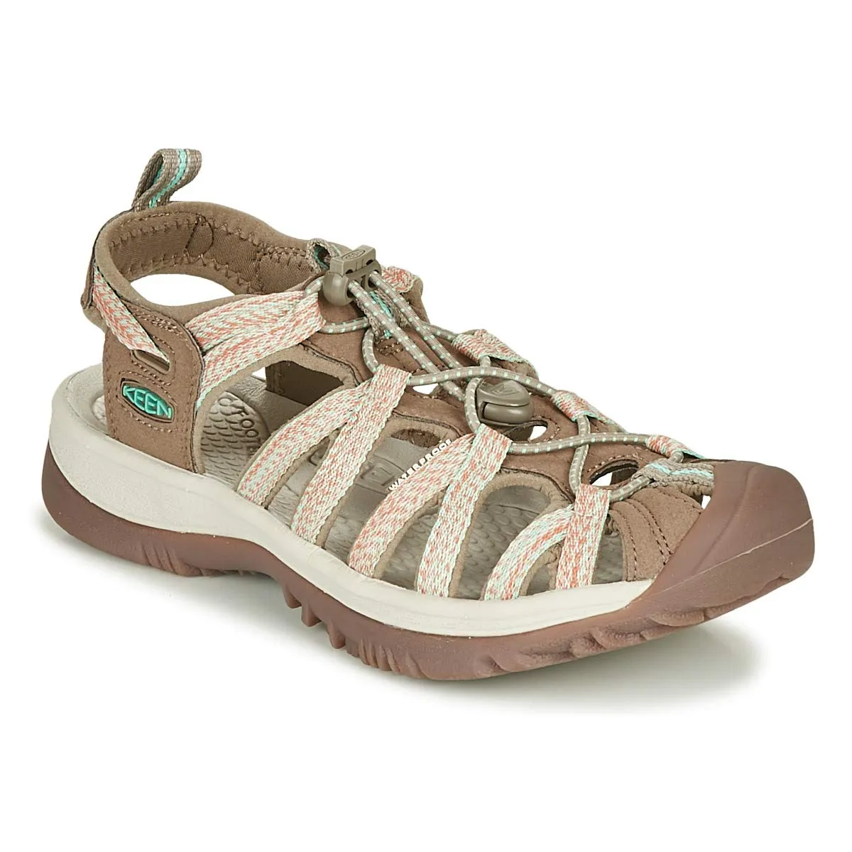 KEEN Whisper Damen Sandalen Trekking- & Wanderschuhe. rot. 40 EU