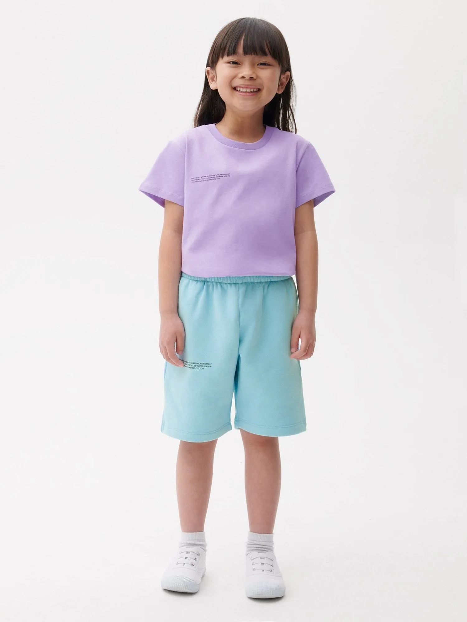 Kids' 365 Midweight Long Shorts—celestial blue
