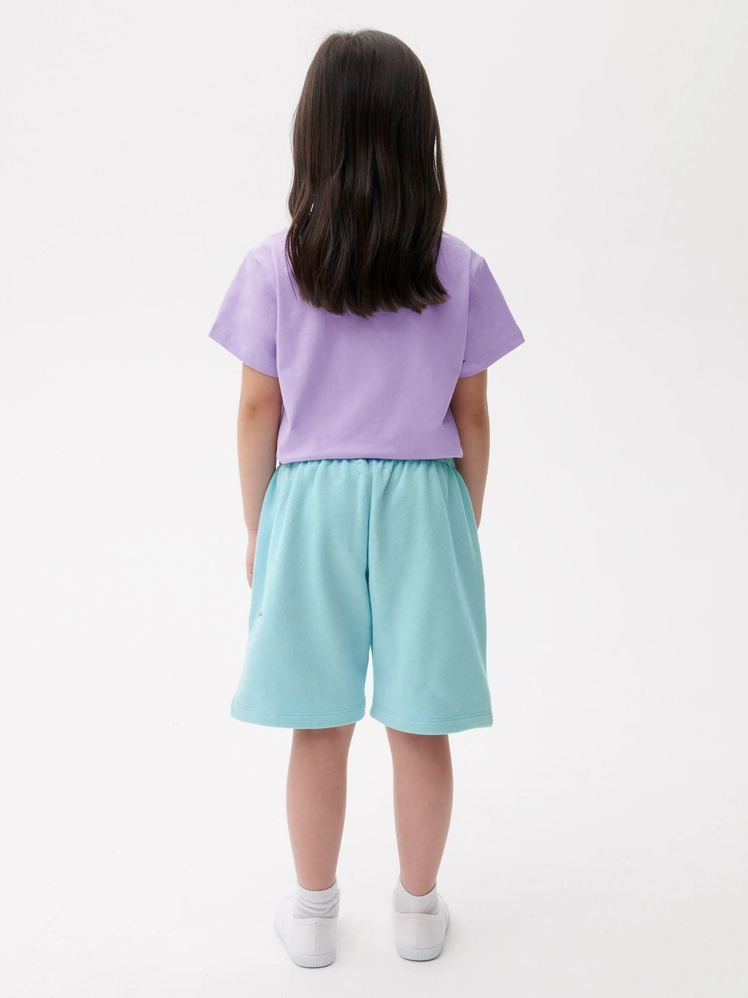 Kids' 365 Midweight Long Shorts—celestial blue