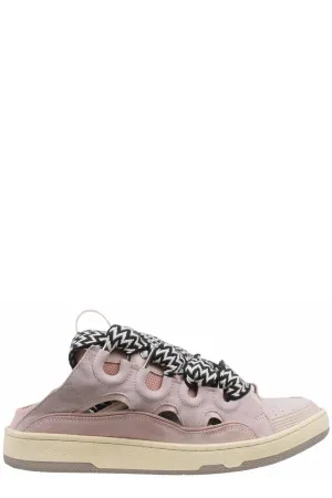 Lanvin Slip-On Lace-Up Sneakers