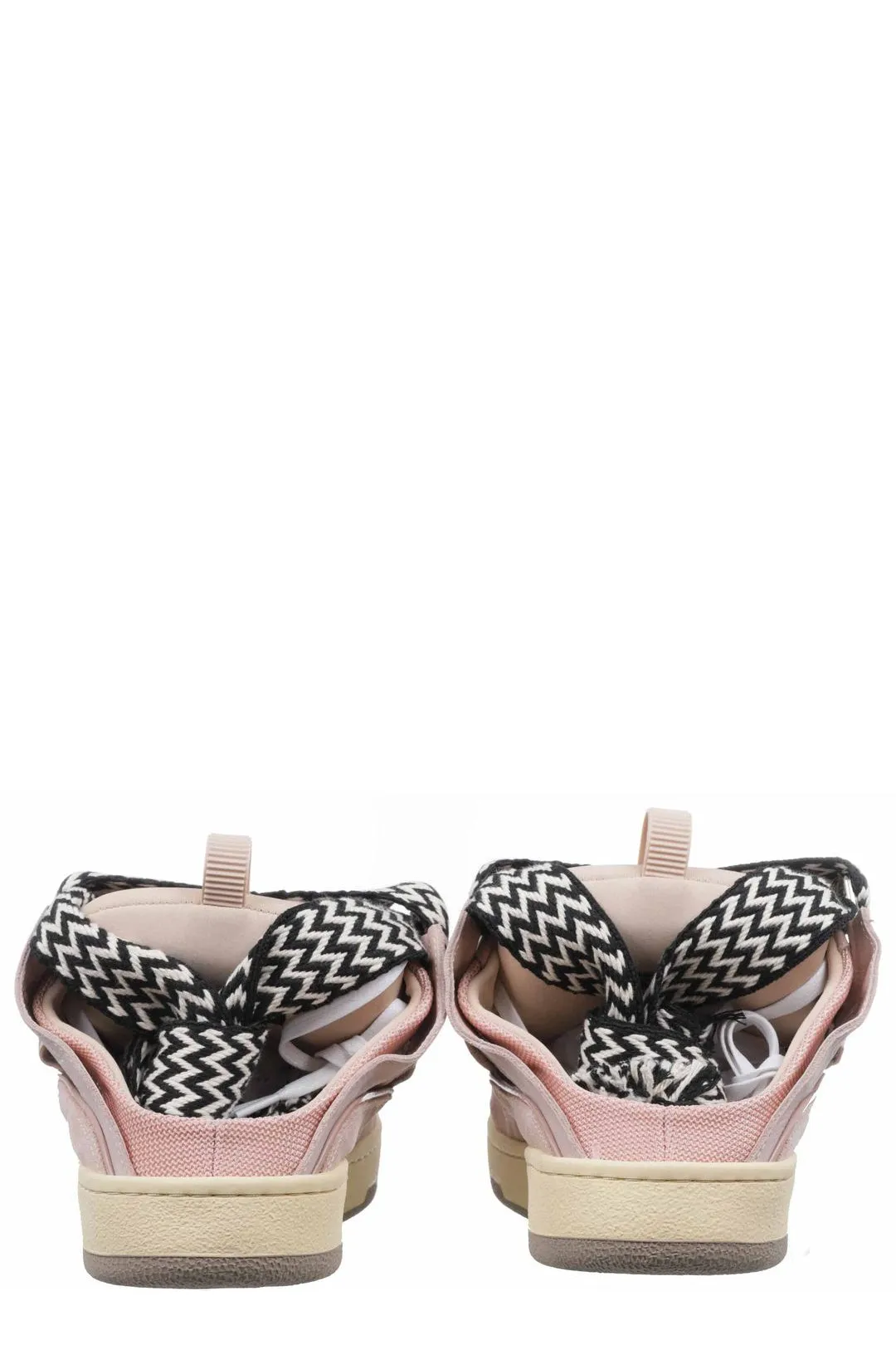 Lanvin Slip-On Lace-Up Sneakers