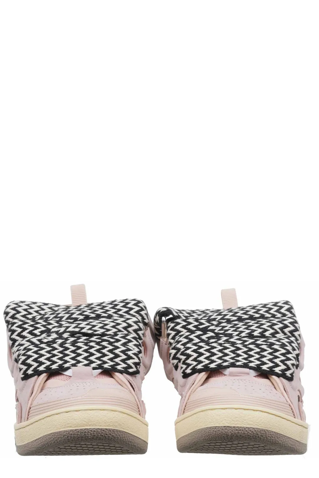 Lanvin Slip-On Lace-Up Sneakers