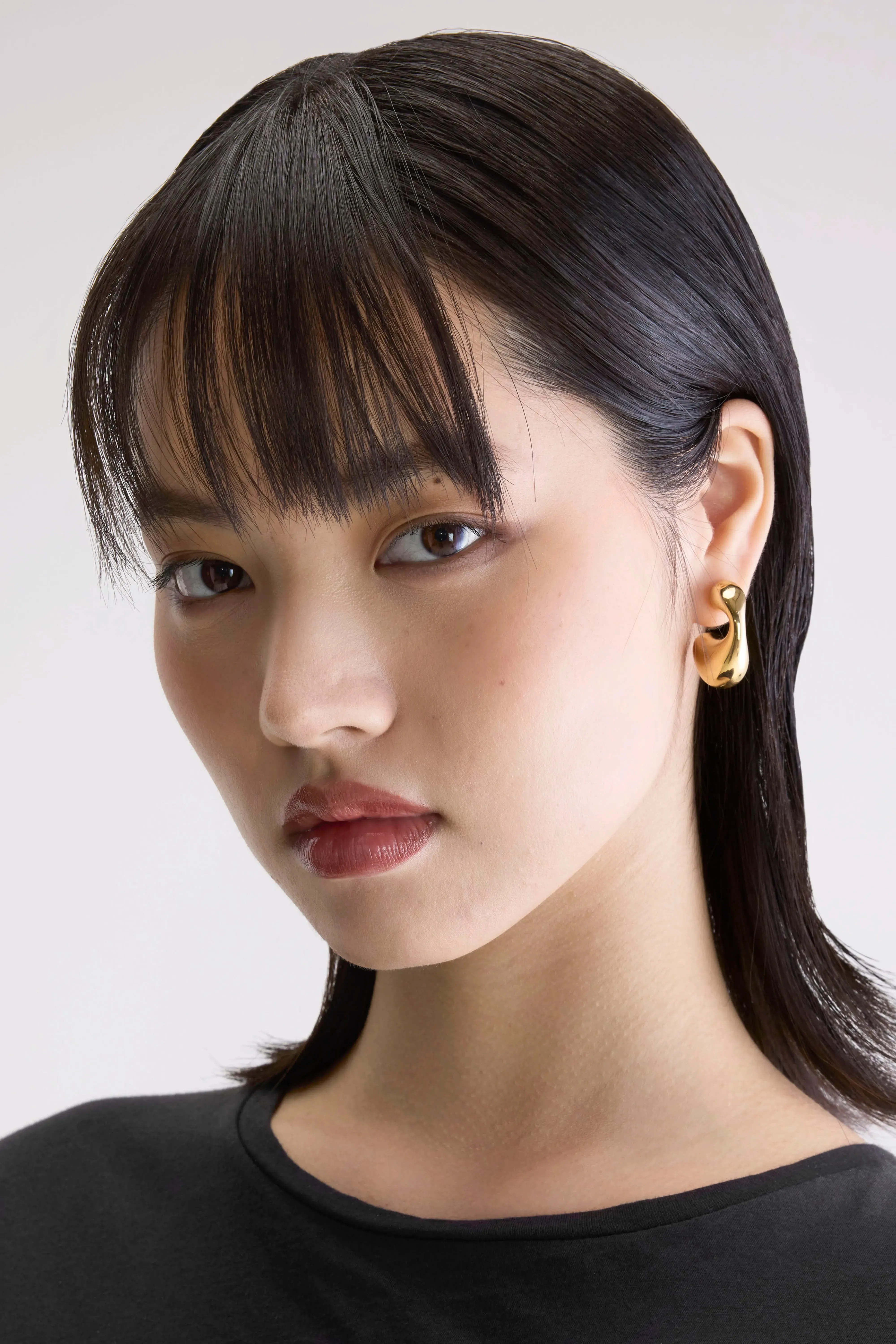 Large Dolphin Earring (251 / W / GOLD)