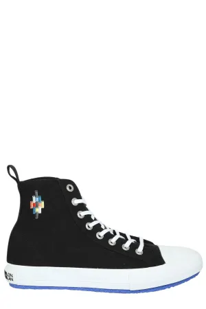 Marcelo Burlon County Of Milan Logo Embroidered High-Top Sneakers