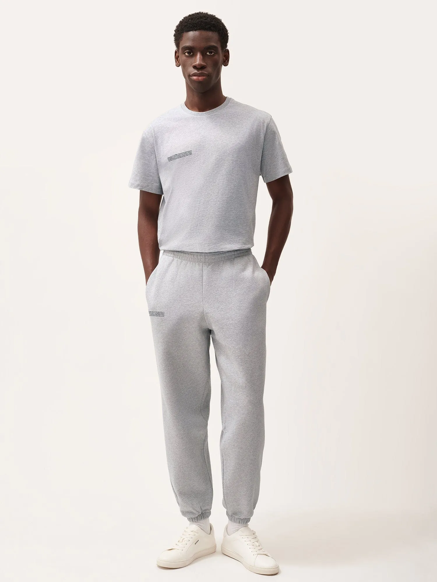 Mens 365 Heavyweight Track Pants—grey marl