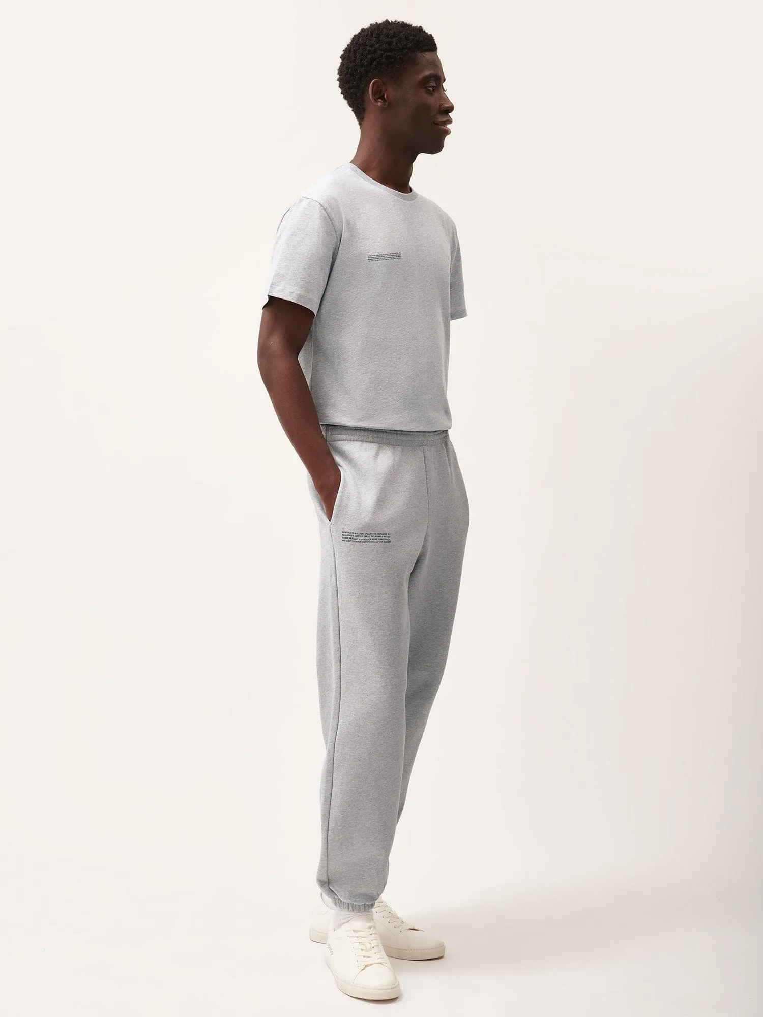 Mens 365 Heavyweight Track Pants—grey marl