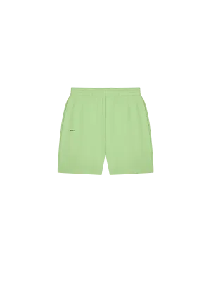 Mens 365 Midweight Mid Length Shorts—fennel green
