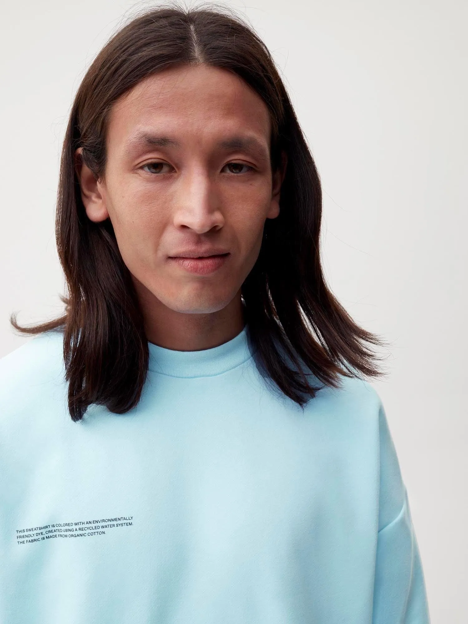 Mens 365 Midweight Sweatshirt—celestial blue