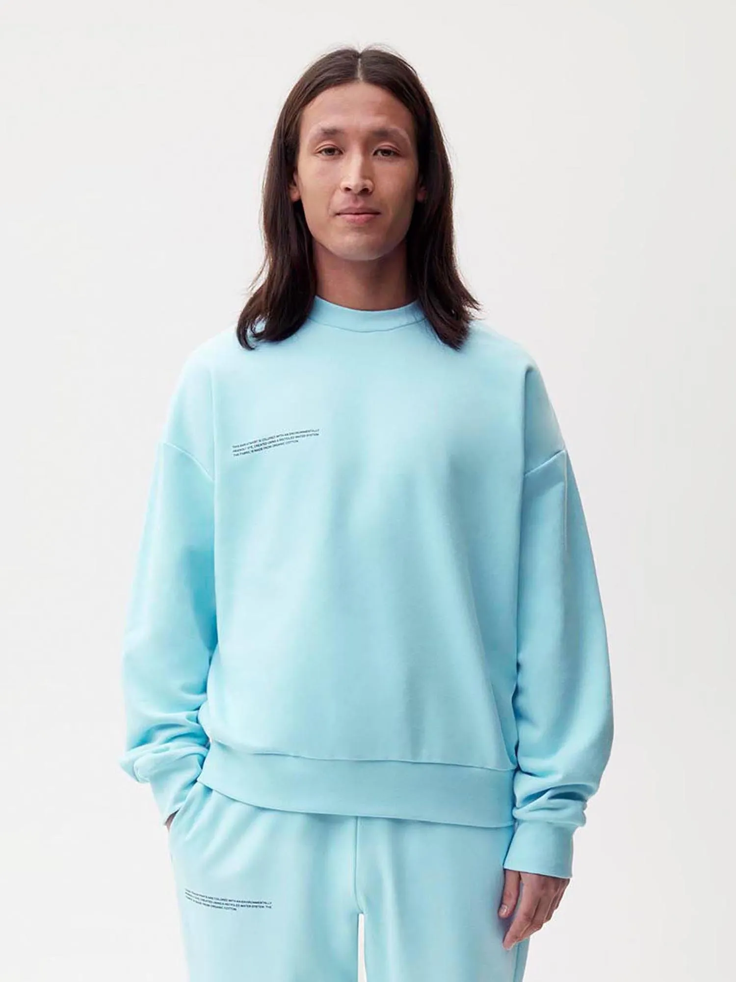 Mens 365 Midweight Sweatshirt—celestial blue