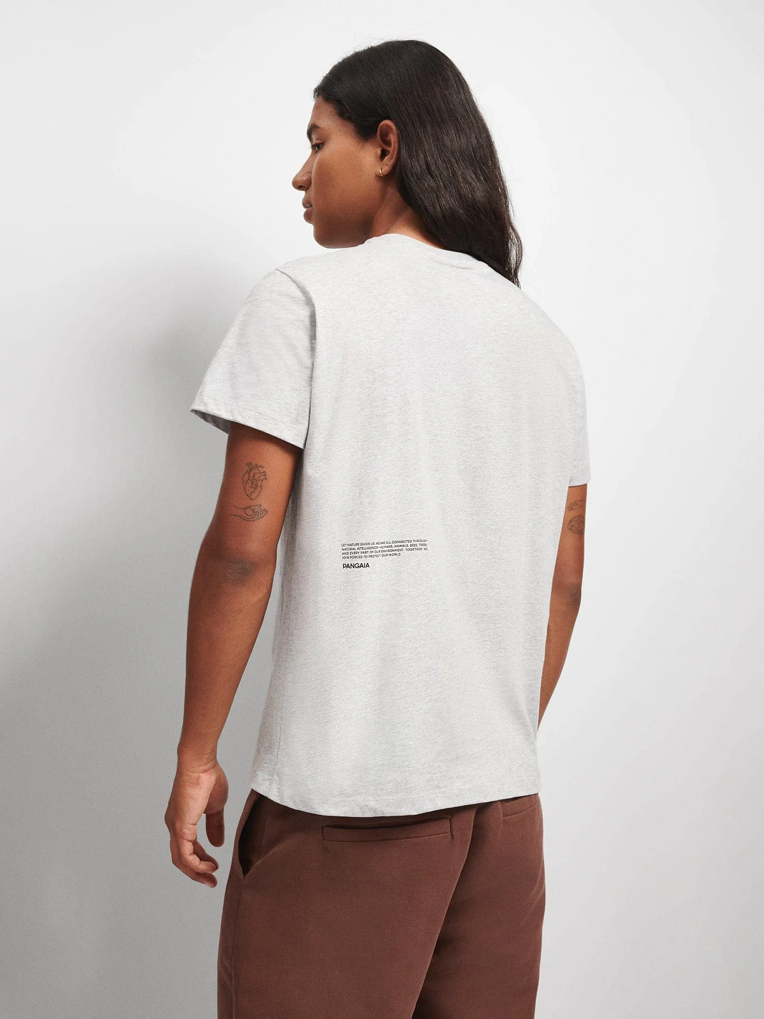 Mens 365 Natural Intelligence T-shirt—grey marl
