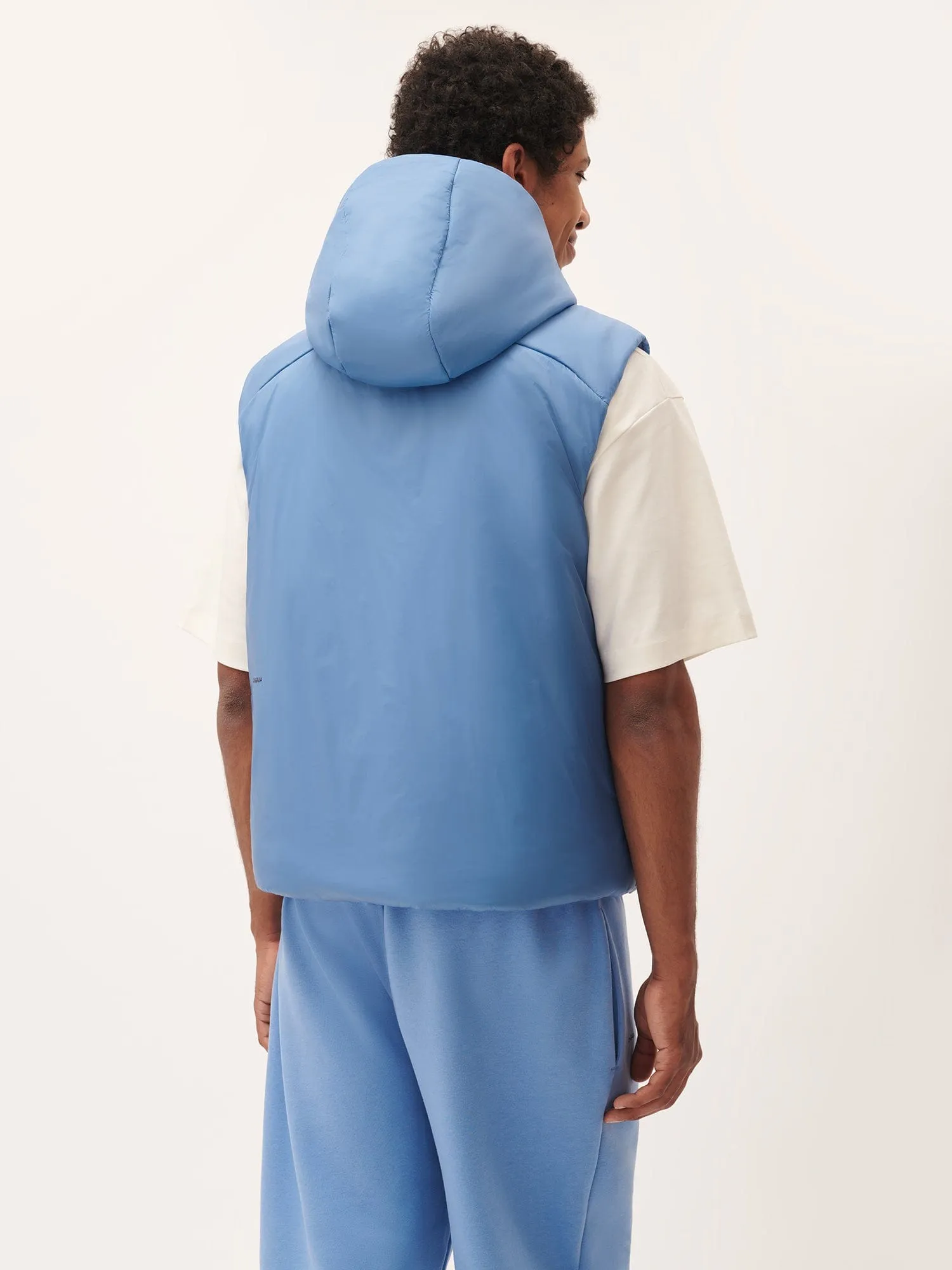 Mens DNA Flower-Warmth Gilet—summit blue