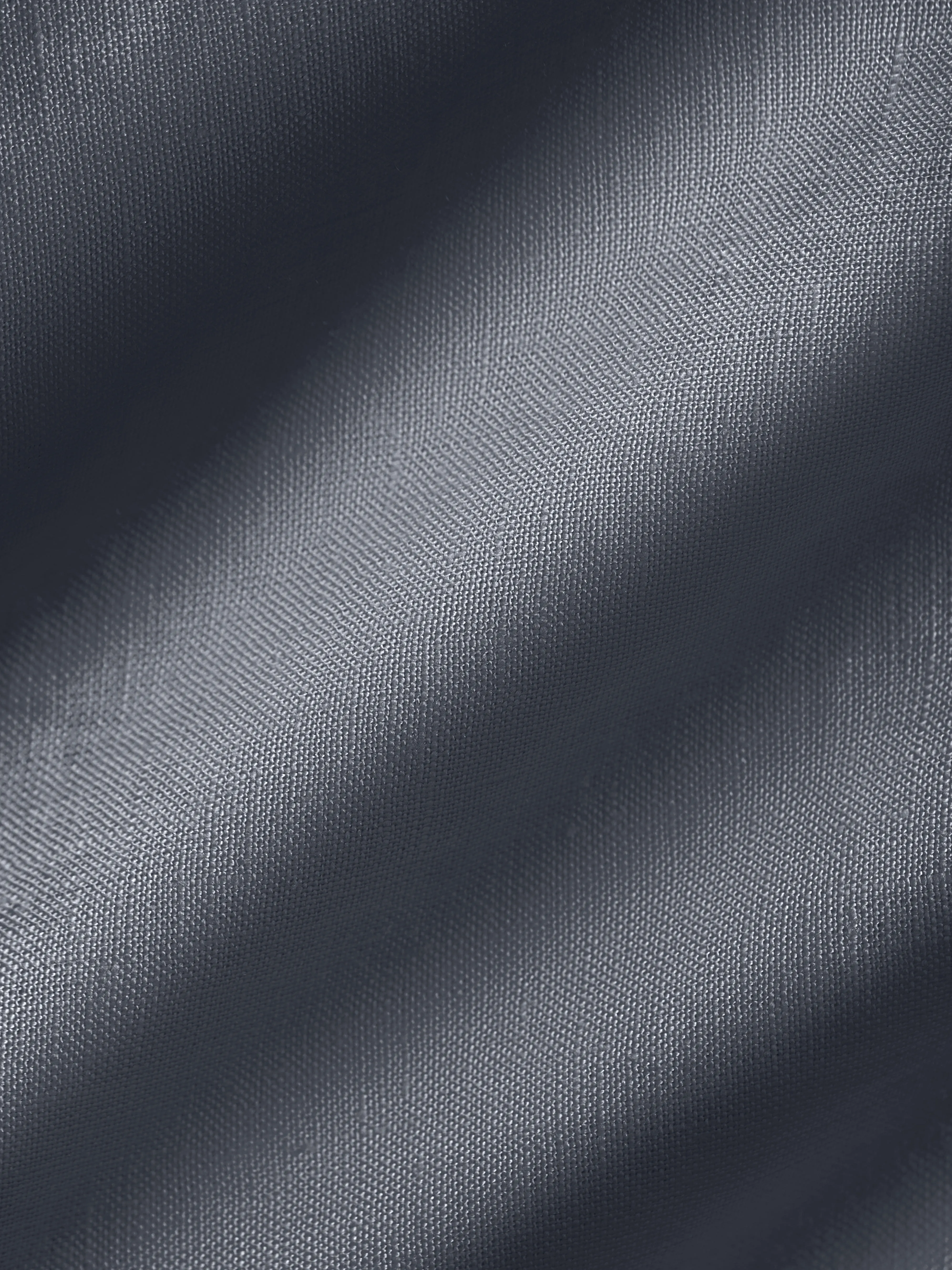 Mens DNA Linen Collared Long Sleeve Shirt—atmosphere grey