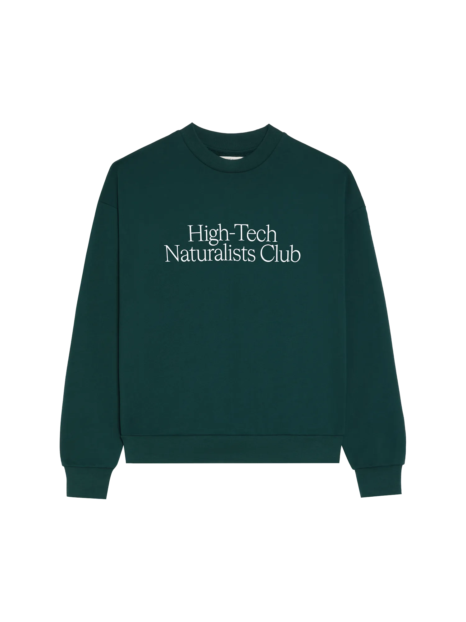 Mens High-Tech Naturalists Club Sweatshirt—foliage green