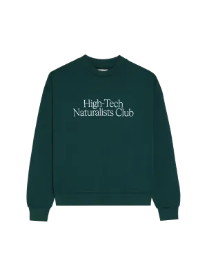 Mens High-Tech Naturalists Club Sweatshirt—foliage green
