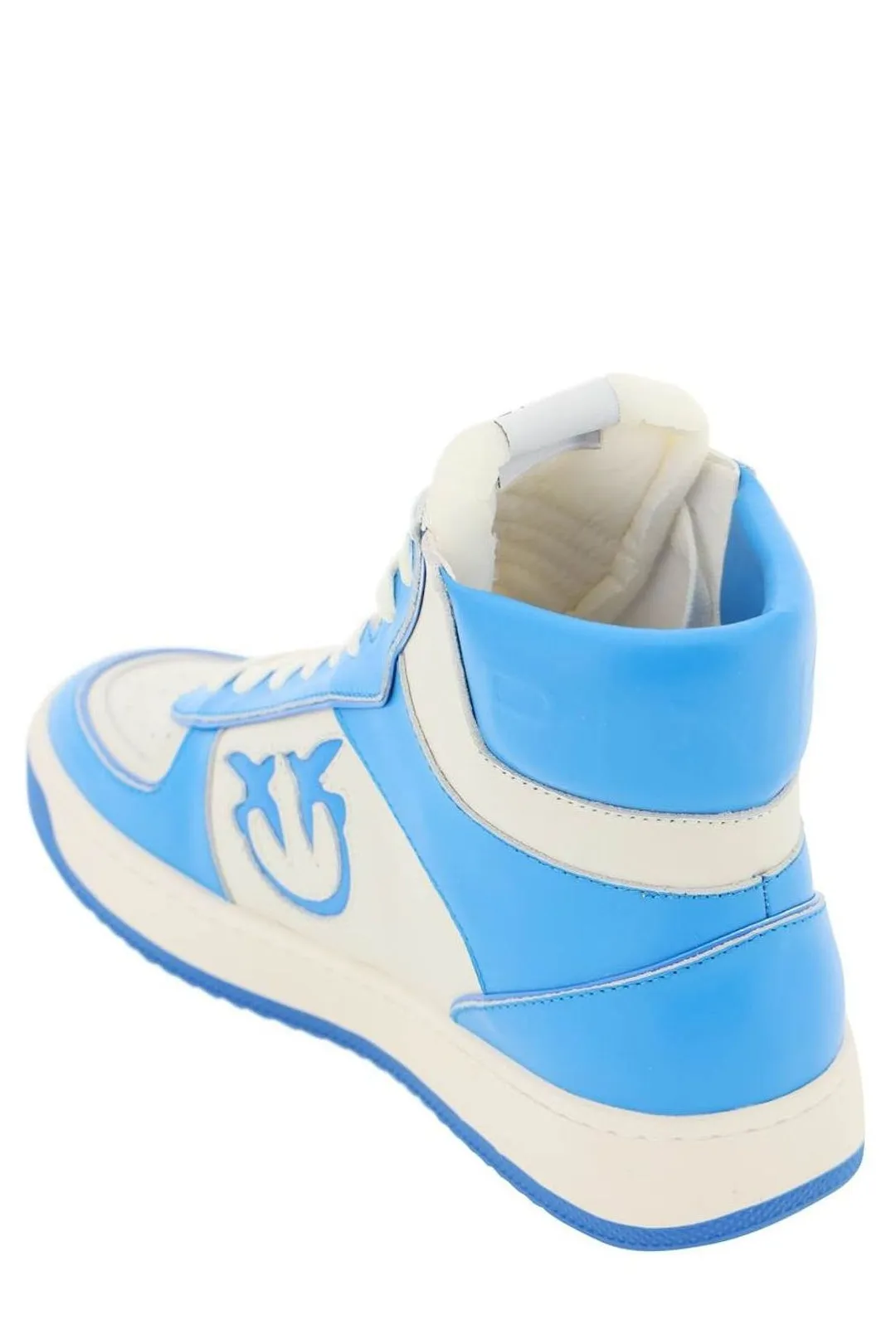 Pinko Love Bird Embossed High-Top Sneakers