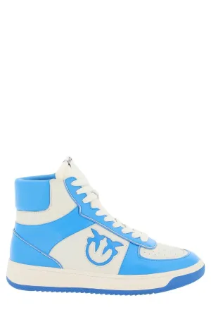 Pinko Love Bird Embossed High-Top Sneakers