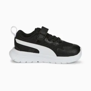 PUMA KID'S EVOLVE RUN MESH BLACK/WHITE RUNNING SHOES