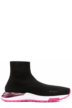 Salvatore Ferragamo Slip-On Sock Sneakers