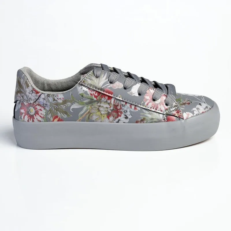 Soft Style by Hush Puppies Fordan Floral Sneaker - Grey