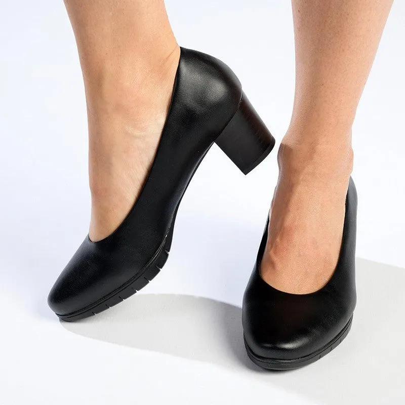 Soft Style by Hush Puppies Makana Block Heel - Black