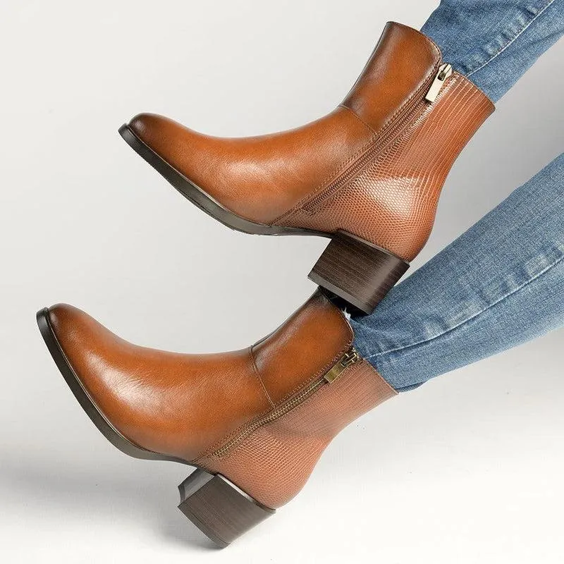 Soft Style by Hush Puppy Gerada Ankle Boot - Tan