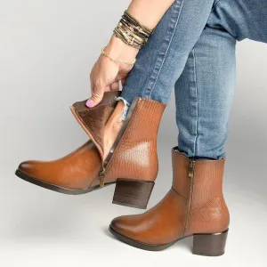 Soft Style by Hush Puppy Gerada Ankle Boot - Tan