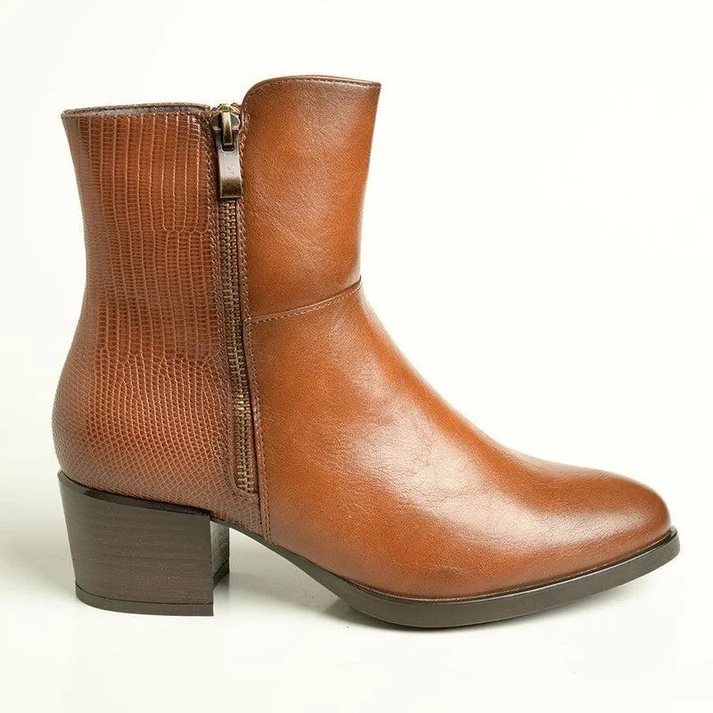 Soft Style by Hush Puppy Gerada Ankle Boot - Tan