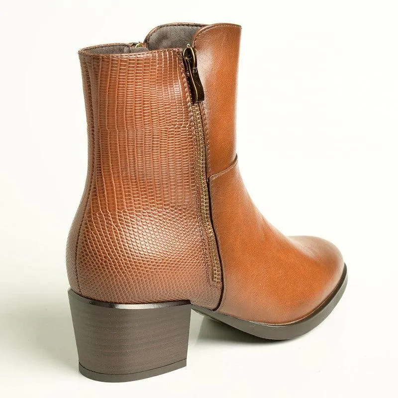 Soft Style by Hush Puppy Gerada Ankle Boot - Tan