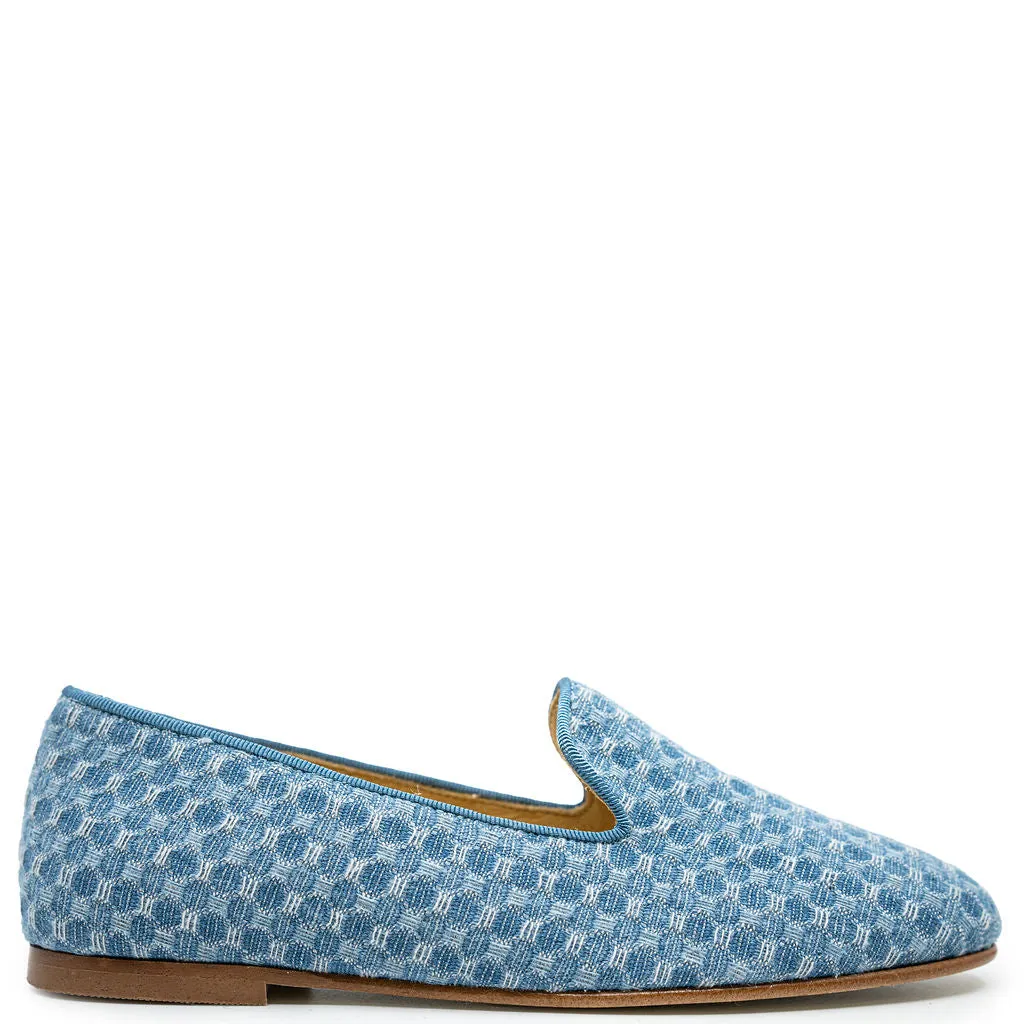 Spain Co Denim Smoking Loafer