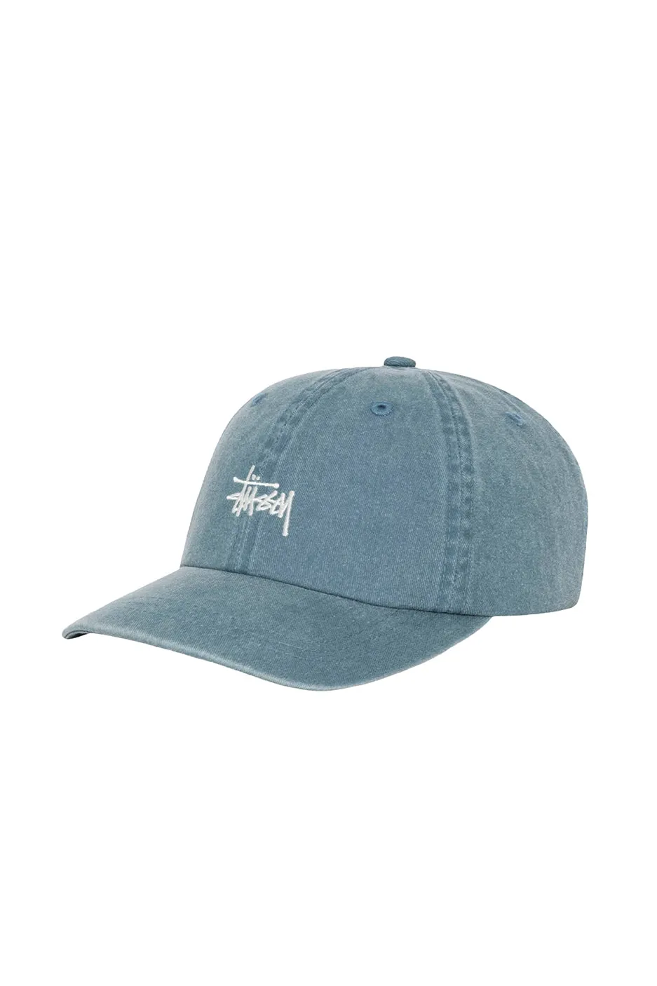 Stussy Basic Stock Washed Low Pro Hat 'Ink Blue'