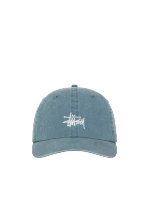 Stussy Basic Stock Washed Low Pro Hat 'Ink Blue'
