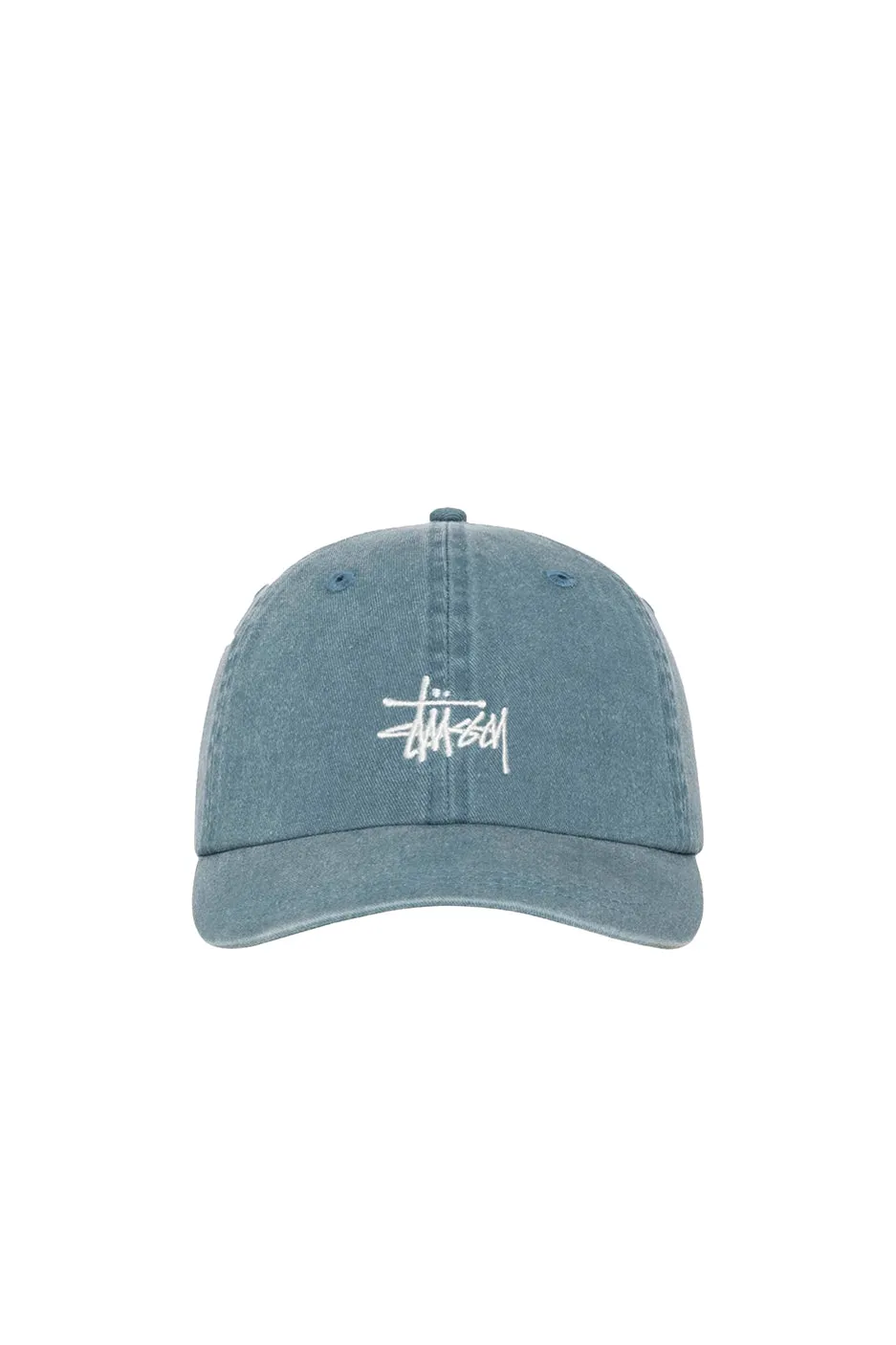 Stussy Basic Stock Washed Low Pro Hat 'Ink Blue'