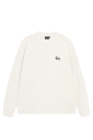 Stussy Raglan Thermal Basic Stock 'Bone'