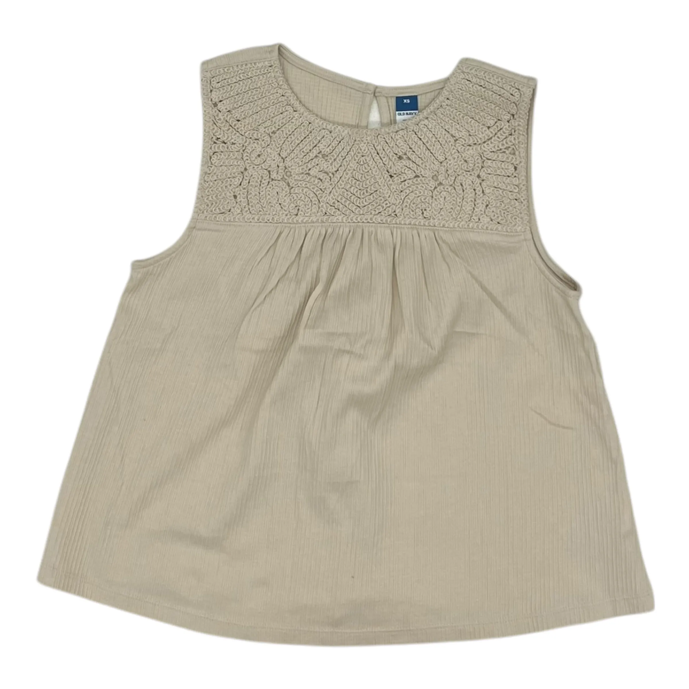 Tank Top By Old Navy In Tan, Size:Xs