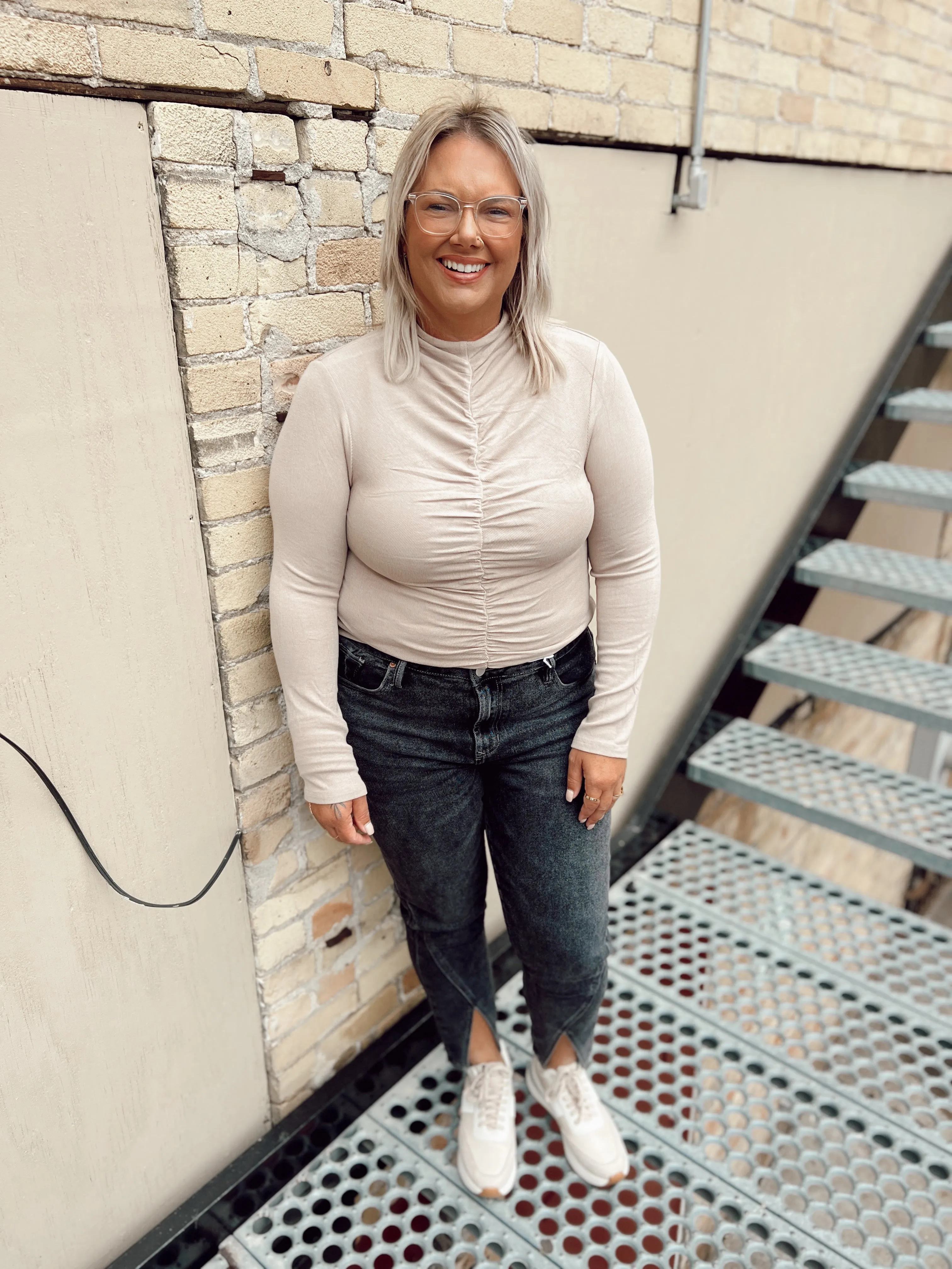 The Everyday Ribbed Mockneck