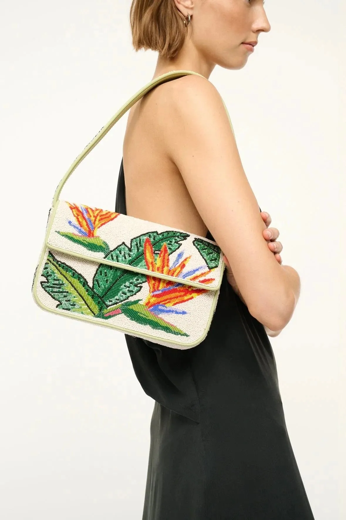 Tommy Beaded Bag Birds of Paradise