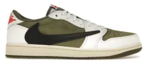 Travis Scott Air Jordan 1 Retro Low OG SP "Medium Olive"