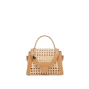 Tropez Crossbody Camel Natural Cane