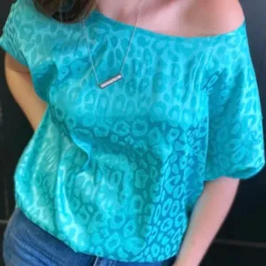 Two Step Turquoise Top